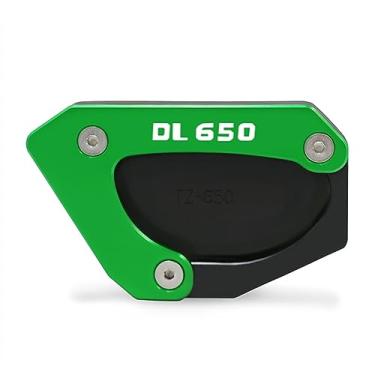 Imagem de Para suzuki V-STROM 650/xt vstrom dl 650 dl650 2004-2023 acessório da motocicleta suporte lateral ampliador placa kickstand almofada