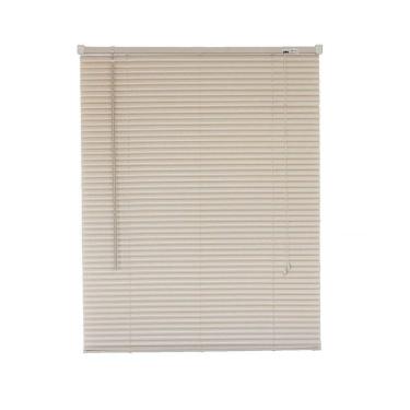 Imagem de Persiana horizontal pvc bege 120 l x 160 a cortina completa