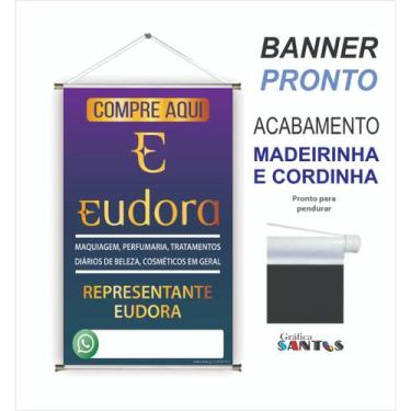 Imagem de Banner pronto Eudora BA 355 medida 45x70 cm arte pronta