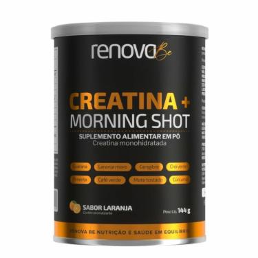 Imagem de Suplemento Alimentar Renova Be Creatina + Morning Shot Sabor Laranja 144g