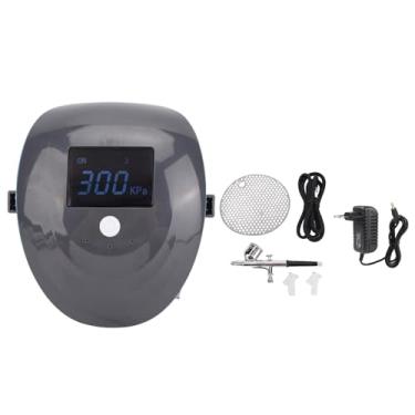 Imagem de Fafeicy Mini Kit Airbrush Compressor Aerjo Ajustável Conjunto de Compressores 10L / Min 3 Velocidade para Artesanato de Pintura de Artes (Plugue UE 100-240V)