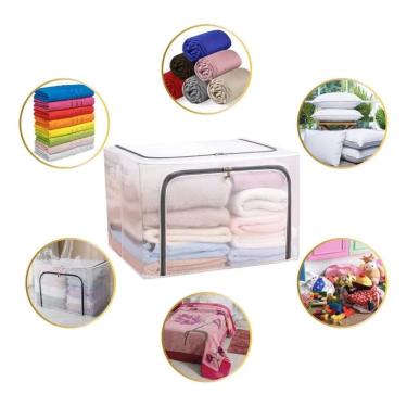 Imagem de 10X Caixa Organizador De Roupa Closet Guarda-Roupa Toalha L