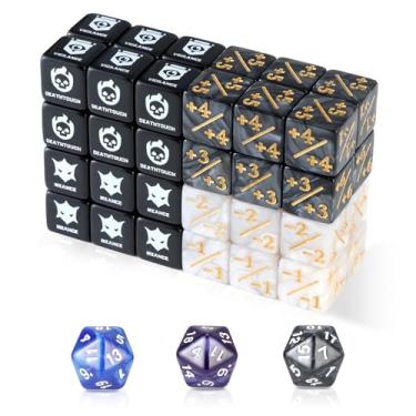 Imagem de 51 Pieces MTG Dice Set - Abilities Keywords Counter Dice D20 Dice for Magic The Gathering/MTG, Card Games Accessories