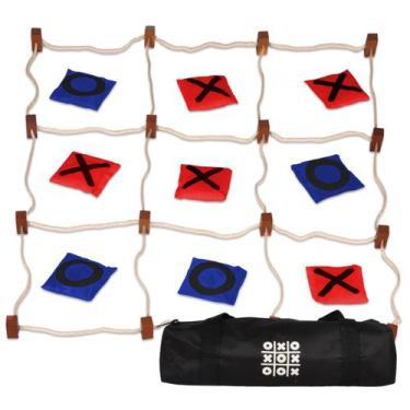 Imagem de Jogo Giant Tic Tac Toe ao ar livre KJR 122x122cm portátil