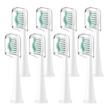 Imagem de ELFIN Cabeças de escova de dentes para Philips Sonicare Cabeças de escova de dentes de substituição de cerdas macias Dupont cabeças de substituição de escova de dentes elétrica para