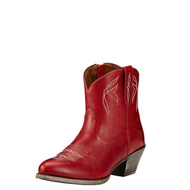 Imagem de Ariat Darlin Western Bota feminina de couro country, Vermelho rosado, 10