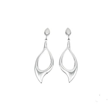 Imagem de Brinco Pendurado Básico Aço Inox Hipoalérgico c/Garantia