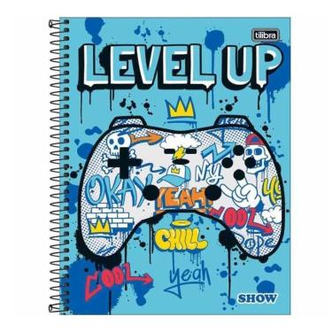 Imagem de Caderno Espiral Capa Dura Universitário 1 Matéria Show 80 Folhas Jandaia Estampa 6