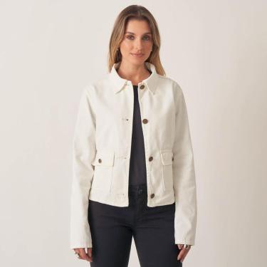 Imagem de Jaqueta Camisa Jeans Bolso Cargo Pence-Feminino