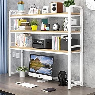 Imagem de Estante De Mesa De 3 Camadas - Rack De Armazenamento De Escritório Organizador De Mesa, Estante De Mesa De 3 Camadas Para Mesa De Computador, Prateleiras De Mesa De Estante Multicamadas Ajustáveis