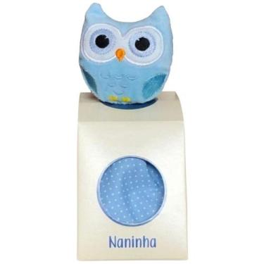 Imagem de Naninha para Bebê Corujinha Azul - Miguel Baby