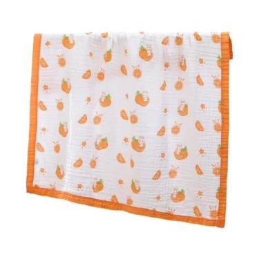 Imagem de Toalha De Banho De Gaze Para Bebê Recém-Nascido, 6 Camadas, Algodão De