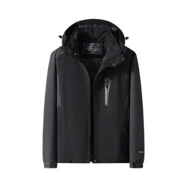 Imagem de Jaqueta Masculina Grande Impermeável E À Prova De Vento Para Caminhada