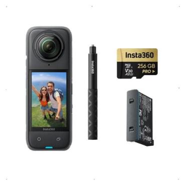 Imagem de Câmera de Ação X4 360º 8K Adventure Bundle Preto À Prova De Água Insta