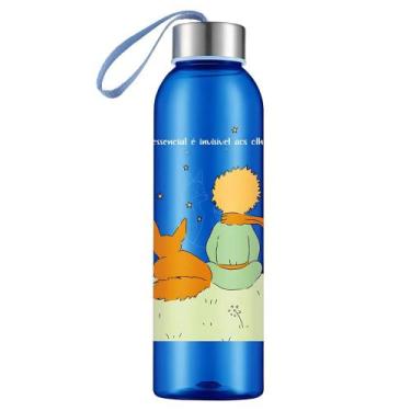 Imagem de Garrafinha de Água Squeeze Tampa Inox e Alça 800ml Personagens - - Ban