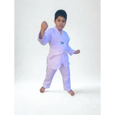 Imagem de Kimono Dobok Infantil Taekwondo Com Faixa-Unissex