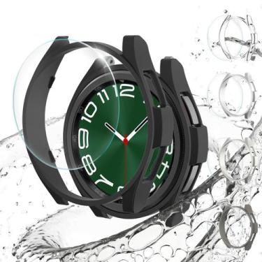 Imagem de Protetor de tela e capa, pacote com 5 SPGUARD Galaxy Watch 6 47 mm