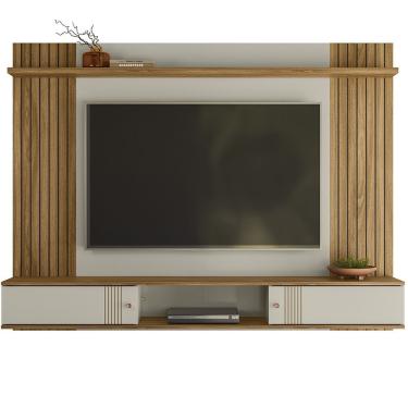 Imagem de Painel Para Tv 70 Polegadas Denver Off White Nature Plla