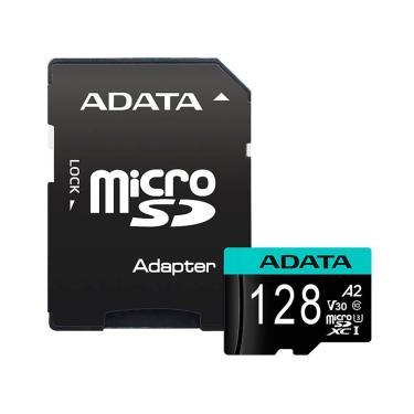 Imagem de Cartão de Memória Micro SD Adata V30 128GB Classe 10 4K com Alta Velocidade e Desempenho Confiável