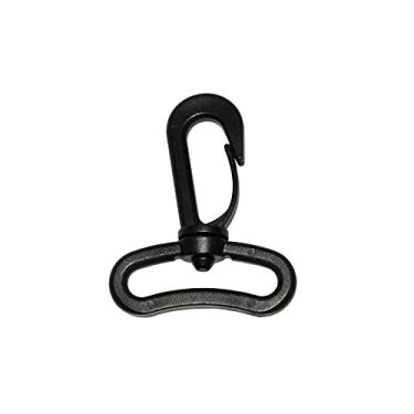 Imagem de Flyshop Fecho de fivela de plástico com fecho lagosta e gancho giratório 50 peças (3,8 cm)