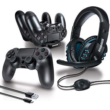 Imagem de Dreamgear Dgps4-6436 Kit De Acessórios Gamer Advanced Com 6 Peças Para Playstation 4, Dreamgear, Preto - Android