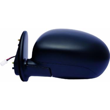 Imagem de Fit System Espelho lateral do motorista para cubo Nissan, preto texturizado, dobrável, energia aquecida