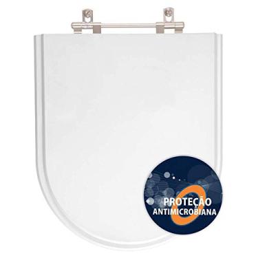Imagem de Assento Sanitário Poliéster Antibacteriano Carrara Branco para vaso Deca