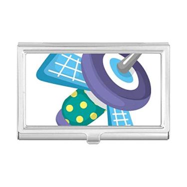 Imagem de Universo Alienígena Monstro Satélite Porta-cartões de visita com bolso