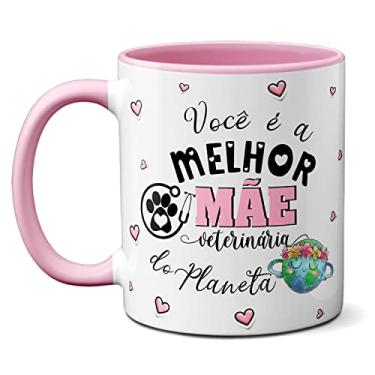 Imagem de Caneca Especialista Em Cuidar Melhor Mãe Veterinária (Rosa)