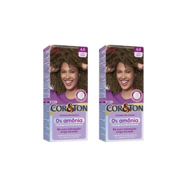 Imagem de Coloraçao Cor&Ton Sem Amonia 6.0 Louro Escuro-Kit C/2Un