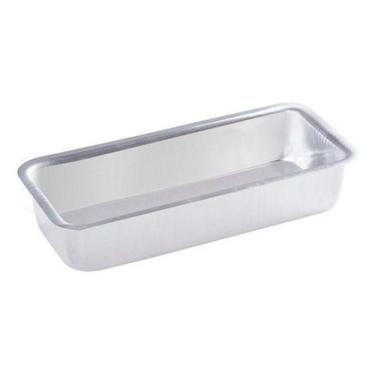 Imagem de Forma / Assadeira De Aluminio Para Pao / Bolo Medio 26,4x11, - Oem