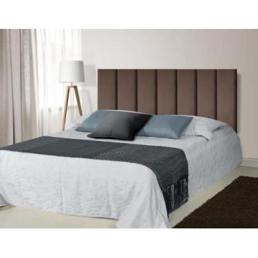 Imagem de Cabeceira Estofada Casal Modulada 140x50 Módulos Autocolante - Mobigu,