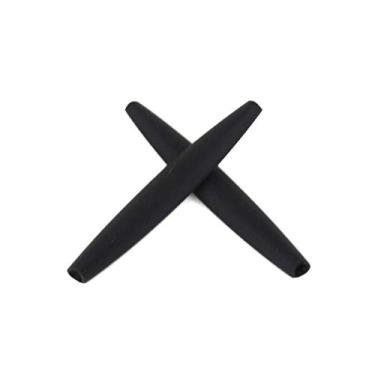 Imagem de Lentes de reposição Galaxy para óculos de sol Oakley M com armação térmica ventilada várias opções, ______Earsocks Black, 140x1.5x55 mm