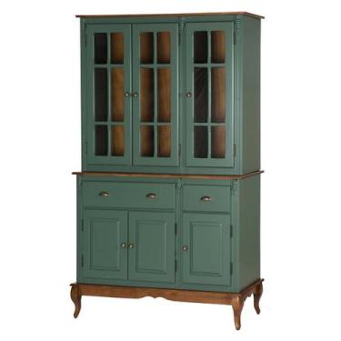 Imagem de Arca Oratório 6 Portas 2 Gavetas 60841 Hannover - Linz Móveis, Verde M