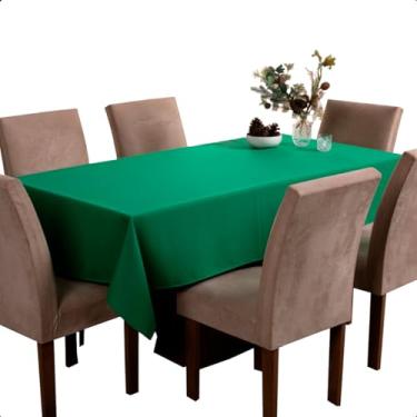 Imagem de Toalha de Mesa para 10 Lugares Retangular 3,00x1,40m Oxford (Verde)