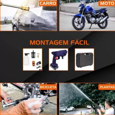 Imagem de Pistola Lavadora Alta Pressão Portatil Lava A Jato 2024