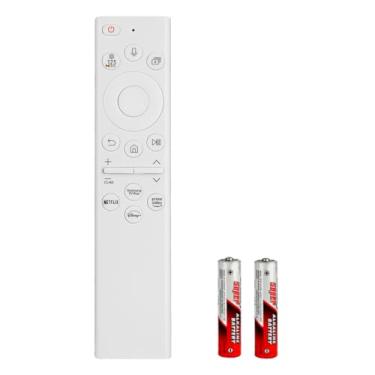 Imagem de Controle remoto de voz BN59-01391A compatível com Samsung 2021 2022 2023 Frame Neo LED Smart 4K 8K Ultra HD TV Controlador de substituição com botões Netflix PrimeVideo com baterias