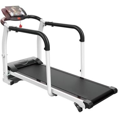 Imagem de Máquina De Caminhada Para Idosos, Esteira De Reabilitação Elétrica Com Corrimãos De Segurança E Display Led, Para Exercícios De Ginástica Em Casa Recuperação De Membros Treinamento Interno
