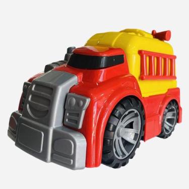 Imagem de Caminhão Bombeiro Super Brutos Grande Brinquedo Infantil - Divplast