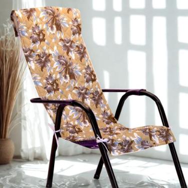 Imagem de Capa Para Espreguiçadeira Floral Proteção Móveis Jardim 1 Lugar - Deco