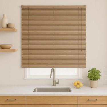 Imagem de Persiana Horizontal PVC 25mm BLOCK 100larg x 160alt - Persiana Pronta,