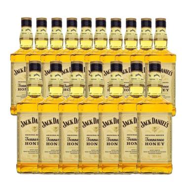 Imagem de Kit 17 Jack Daniel'S Honey Original 375Ml Uísque Padrinhos
