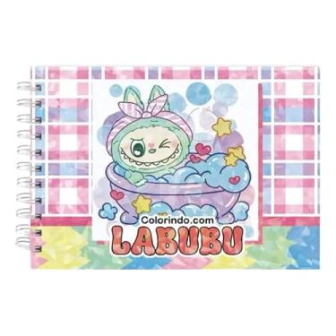 Imagem de Caderno de Desenho e Ilustração A5 48 Folhas 180g Capa Dura – Papel Grosso para Arte, Esboço e Pintura Leve (Xadrez Rosa)