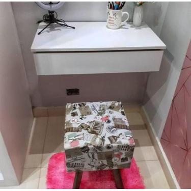 Imagem de Penteadeira bancada 60cm MDF - kaza das prateleiras