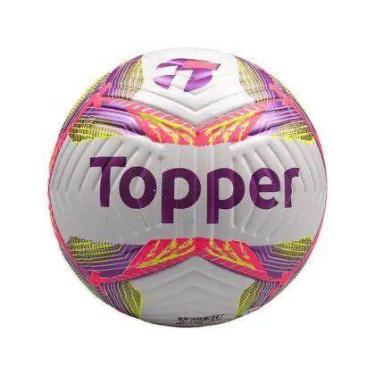 Imagem de Bola Society Topper Training, Branco, Amarelo, Roxo, UN