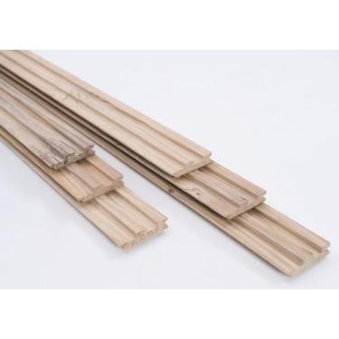 Imagem de KIT 6 peças ripado de madeira Pinus tratado de encaixar 8,7x290 centím