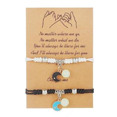 Imagem de Pulseira de casal, presente para mulheres, pulseira da amizade, joias para mulheres