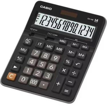 Imagem de Calculadora De Mesa Casio Gx14b 14 Dígitos Preta
