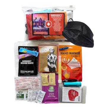 Imagem de Qu River Prep Kit de emergência de tempestade de inverno – 15 itens essenciais (total de 30 peças) Furacão, falta de energia e suprimentos de preparação para desastres