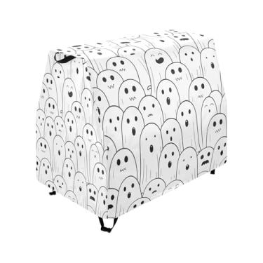 Imagem de Qilmy Halloween Boo Kids Water Table Cover, Duty Waterproof Patio Table Covers for Outdoor Toddler Splash Tables, UV Resistant & Dustproof Play Table Protector, Cover Only